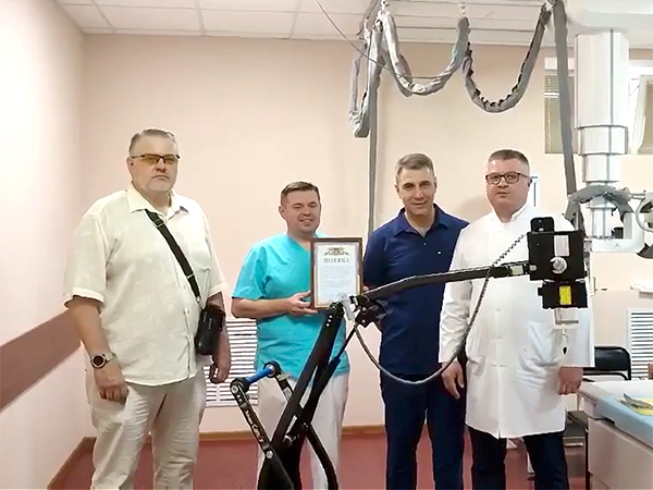 ウクライナ国立整形外科病院からお礼のメッセージ